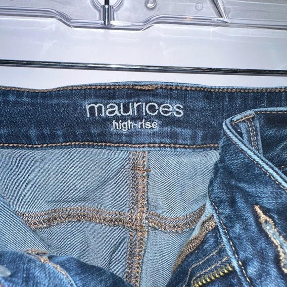 Maurice High Rise‎ Distressed Jeans Size XL - Picture 2 of 4
